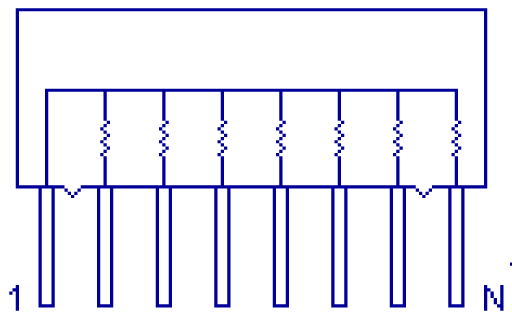 bussed resistor network